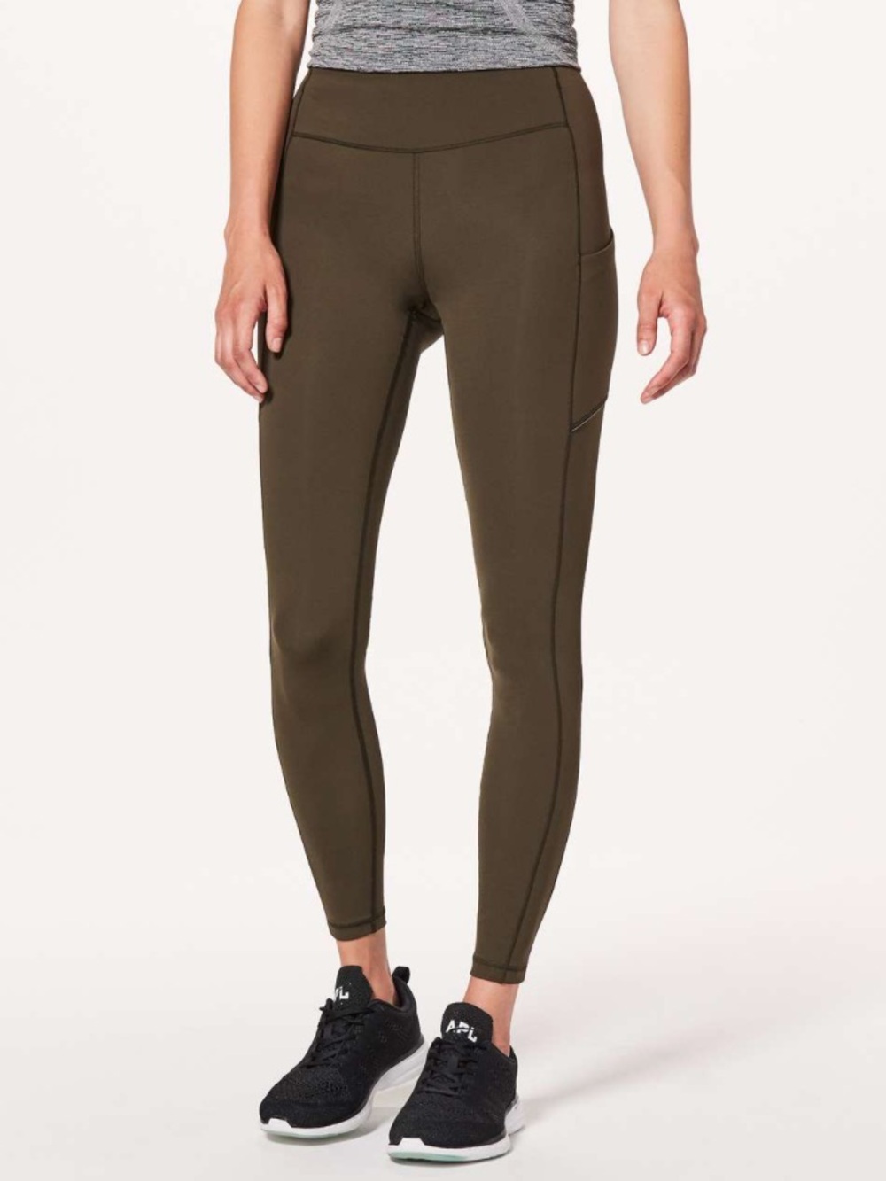 Lululemon Speed Up Tight *Full-On Luxtreme 28" Dark Olive Size 4